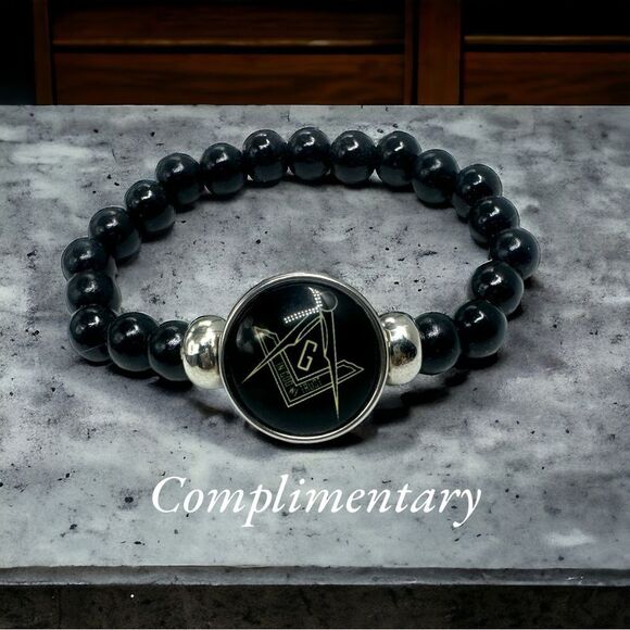 Free Mason l 5-piece Set l Beanie Neck Warmer Ring Necklace Token + Gift l New - Picture 12 of 15